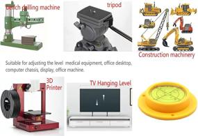 img 2 attached to 📏 Preemer 90mm/3.5 inch Big Bullseye Circular Bubble Spirit Leveler with Mounting Holes for RV Leveling Camper