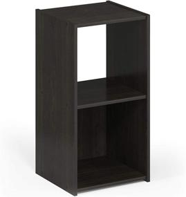 img 2 attached to 🔍 Furinno Espresso Pelli Cubic Storage Cabinet, 2x1 - Optimize Your Search!