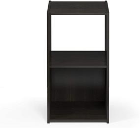 img 4 attached to 🔍 Furinno Espresso Pelli Cubic Storage Cabinet, 2x1 - Optimize Your Search!