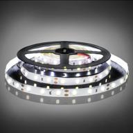 🔌 eksave 12v led strip light, flexible 16.4ft 6000k led light strip 5630 led tape light for home, kitchen, party, christmas and more, non-waterproof, white - ideal for seo, no power adapter логотип