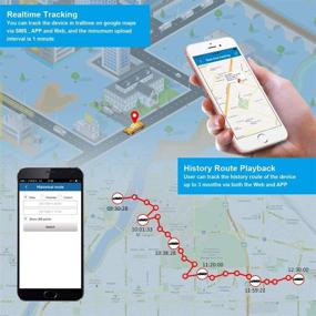 img 2 attached to 📍 Мини GPS трекер TK902: Магнитный, в реальном времени и универсальный GPS для автомобилей, детей, пожилых людей, мотоциклов и многого другого - с функцией автосигнализации и бесплатным приложением.