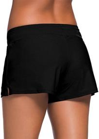 img 3 attached to 👙 Actloe Women's Plus Size Waistband Swimsuit - Women's Clothing and Swimwear for XXL Sizes