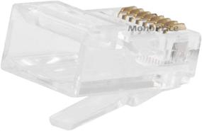 img 2 attached to 🔌 RJ-45 модульные разъемы Monoprice RJ45, 100 штук для твердых подключений (107245): эффективное решение для сетевого подключения.