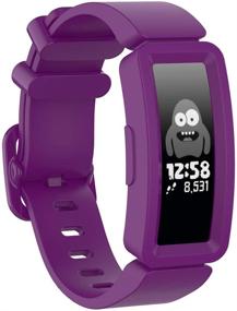 img 4 attached to Shenray Compatible With Fitbit Ace 2 Bands For Kids Boys Girls