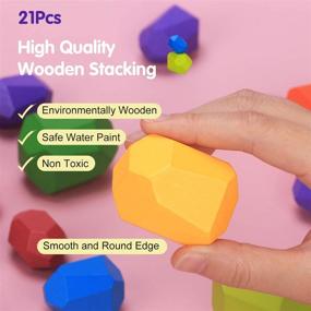 img 2 attached to 🧩 Boost Toddlers' Learning with Balancing Stacking Building Educational Toys