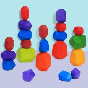 img 4 attached to 🧩 Boost Toddlers' Learning with Balancing Stacking Building Educational Toys