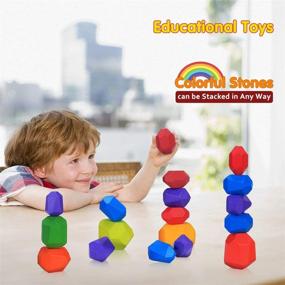 img 3 attached to 🧩 Boost Toddlers' Learning with Balancing Stacking Building Educational Toys