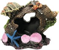 slocme aquarium broken barrel decorations logo