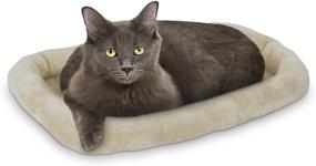 img 2 attached to 🐾 Comfortable and Durable Aspen Pet Bolster Style Kennel Mat – Perfect for Your Furry Friend's Restful Retreat!