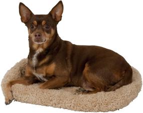 img 1 attached to 🐾 Comfortable and Durable Aspen Pet Bolster Style Kennel Mat – Perfect for Your Furry Friend's Restful Retreat!