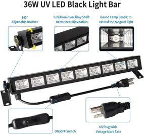 img 3 attached to YAYIT Blacklight Supplies Halloween Fluorescent