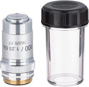 img 1 attached to 🔍 AmScope A100X 100X (Oil) Achromatic Microscope Objective: Enhanced Zoom and Clarity for Precise Microscopic Analysis
