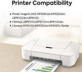 img 2 attached to 🖨️ SMARTOMNI 045H Compatible Toner Cartridges for Canon 045H CRG-045H - Replacement for Color ImageCLASS MF634Cdw MF632Cdw LBP612Cdw LBP611 MF633Cdw LBP613Cdw - 4 Pack