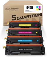 🖨️ smartomni 045h compatible toner cartridges for canon 045h crg-045h - replacement for color imageclass mf634cdw mf632cdw lbp612cdw lbp611 mf633cdw lbp613cdw - 4 pack logo