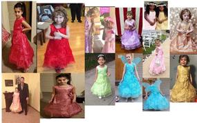 img 1 attached to 👗 Girls' Clothing: Shiny Toddler Birthday Petticoat with Embroidery