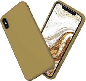 img 4 attached to 🦏 RhinoShield Full Impact Protection Case for iPhone X - SolidSuit, Military Grade, Slim Design, Beige