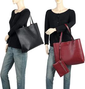 img 3 attached to 👜 Сумка Scarleton с обратной стороной: Стильная кросс-боди и плечевая сумка для женщин с кошельком