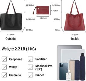 img 2 attached to 👜 Scarleton Reversible Handbag: Stylish Crossbody and Shoulder Bag for Women with Wallet