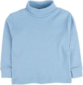 img 4 attached to Leveret Solid Turtleneck Cotton Magenta Boys' Clothing in Sweaters