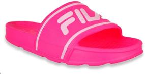 img 2 attached to Стильные и удобные детские сандалии Fila Sleek Slide для активных мальчиков