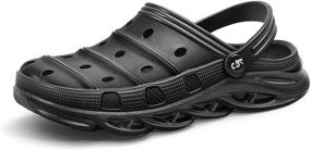 img 4 attached to KEMISANT Clogs Garden Shoes Unisex Men's Shoes for Mules & Clogs
