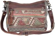 myra bag: upcycled leather women's handbags, wallets, and shoulder bags - sustainable style for fashionable females logo