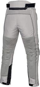 img 3 attached to 🏍️ High-Performance Full Leg Zipper Motorcycle Mesh Pants for Men by WICKED STOCK