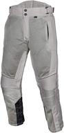 🏍️ high-performance full leg zipper motorcycle mesh pants for men by wicked stock logo