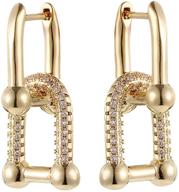 heavstjer fashion alloy hollow rectangular earrings: sparkling crystal bling geometry dangle drops logo