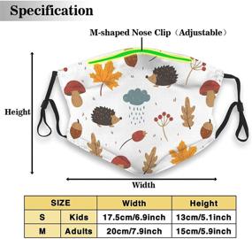 img 3 attached to Маска для лица "Ежик" с ветровой защитой и активированным углем