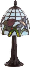 img 1 attached to 🕊️ JONATHAN Y JYL8014A Hummingbird Style 12" LED Lamp Tiffany – Perfect for Bedroom, Living Room, Office, College Dorm, Coffee Table, Bookcase, Bronze