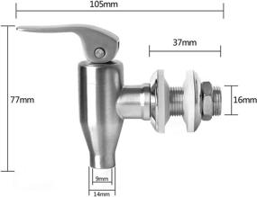 img 1 attached to DOZYANT Beverage Dispenser Stainless Replacement