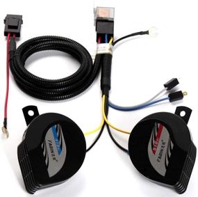 img 2 attached to 🚗 Enhance Your Vehicle's Safety with FARBIN Compact Horn 12V - Loud Waterproof Auto Horn Kit with Relay Harness for Any 12V Vehicles