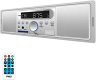 📻 pyle plmr7btw: 12v marine bluetooth radio with mic, speakers, usb, sd & remote control – white logo
