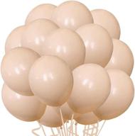 🎈 100 pcs latex balloons, 12 inch blush, perfect for birthday, baby & bridal showers, party decorations supplies logo