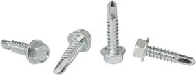 img 3 attached to 🔩 Washer Self Drilling Screw Plated Attaches: Efficient Fastening Solution