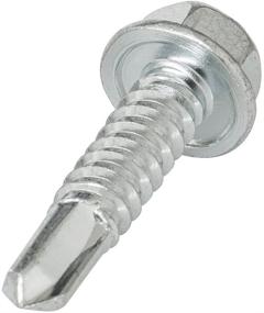 img 1 attached to 🔩 Washer Self Drilling Screw Plated Attaches: Efficient Fastening Solution