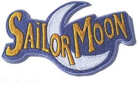 img 1 attached to Sailor Moon Logo Patch - Embroidered Iron-on Badge Applique for Costume, Magic, Retro Cosplay - DIY Friendly