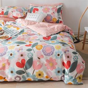 img 3 attached to Botanical Bedding Romantic Reversible Extremely