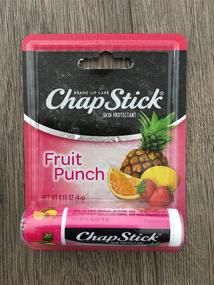 img 1 attached to 🍓 Бальзам для губ Chapstick Fruit Punch - 0.15 унции / 4 г - Увлажняющий и питательный