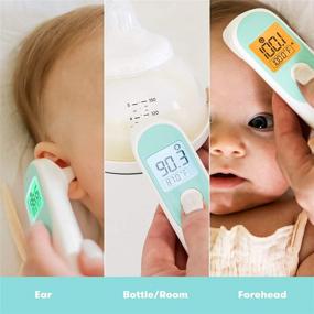 img 1 attached to 🌡️ Infrared Thermometer for Babies, Toddlers, and Adults - 3-in-1 Ear, Forehead, and Touchless - Including Bottle Temperature Measurement | Frida Baby