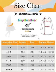 img 1 attached to Haydendear Girls Dresses: Perfect Outfits for Every Little Princess