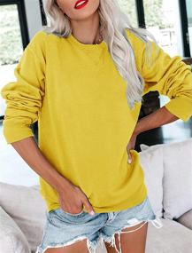 img 3 attached to Bingerlily Womens Sweatshirt Pullover Relaxed Outdoor Recreation in Hiking & Outdoor Recreation Clothing