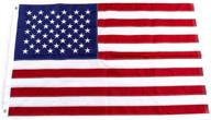 ⛵ yafeco 16x24 inch sewn boat flag with 50 stars – nautical us american ensign for yachts – fully sewn stripes, embroidered stars, brass grommets – 12x18 inch логотип