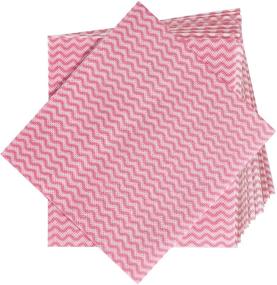 img 4 attached to 🧻 Elinnee Reusable Paper Towels: Heavy Duty Handy Wipes for Kitchen, 25 Count, 14.2"X15.7" (Red)