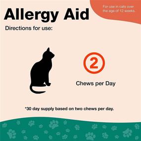 img 2 attached to 🐱 NaturVet Aller-911 Allergy Aid Plus Antioxidants for Cats: Immune System & Skin Moisture Support with Omegas, DHA & EPA - 30 Day Supply