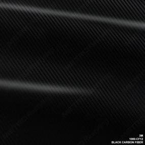img 1 attached to 🚗 Enhance Your Vehicle's Appearance with 3M 1080 CF12 Black Carbon Fiber Car Wrap Vinyl Film - 5ft x 1ft (5 Sq/ft)