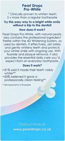 img 3 attached to Experience Ultimate Teeth Whitening with Pearl Drops Daily Pro-White Intensive Tooth Polish!