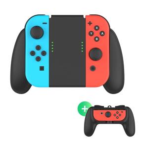 img 4 attached to Enhance Your Gaming Experience with TALK WORKS 2-in-1 Dual Grip Joycon Charging Controller for Nintendo Switch