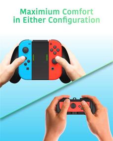 img 1 attached to Enhance Your Gaming Experience with TALK WORKS 2-in-1 Dual Grip Joycon Charging Controller for Nintendo Switch